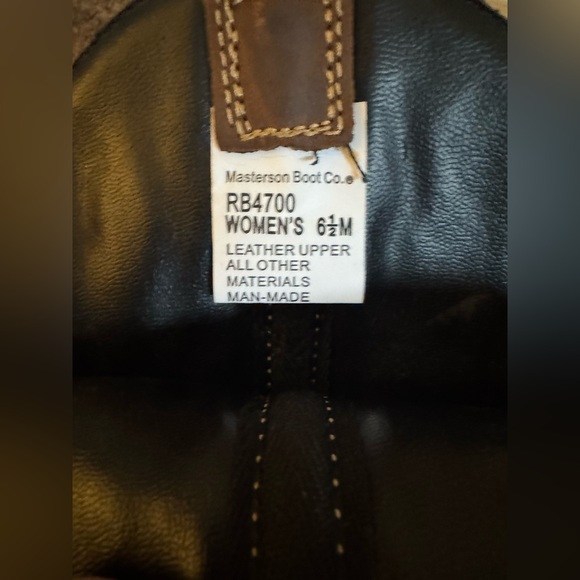 Women’s Masterson Boot Co. Size 6.5 Cowboy Boots - Picture 6 of 6